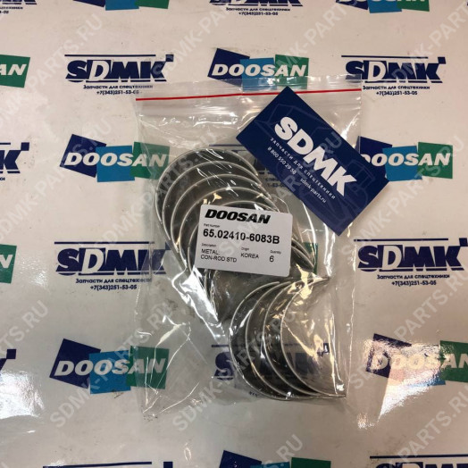 Вкладыши (шатун.) DOOSAN DX225 65.02410-6083B 1